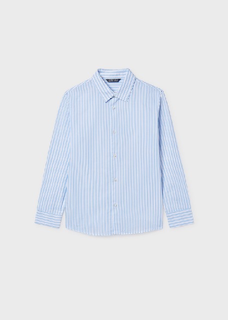 Camisa m/l cuello camisero    Rayas