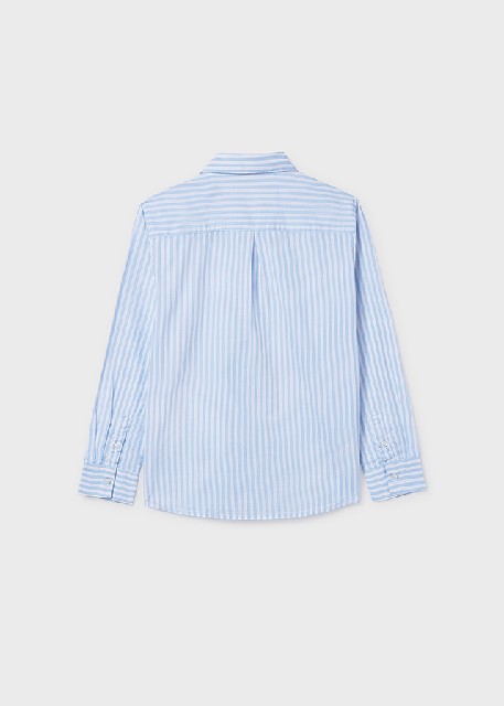 Camisa m/l cuello camisero    Rayas