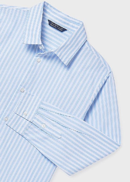 Camisa m/l cuello camisero    Rayas