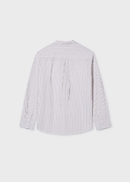 Camisa m/l cuello mao         Piedra