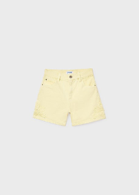 Pantalon corto sarga fantasia Vainilla