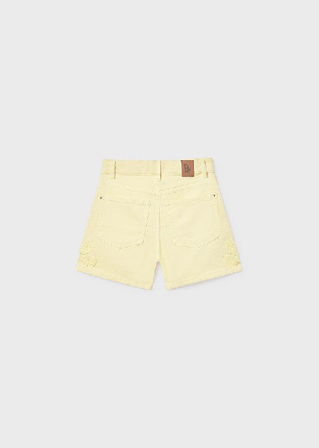 Pantalon corto sarga fantasia Vainilla