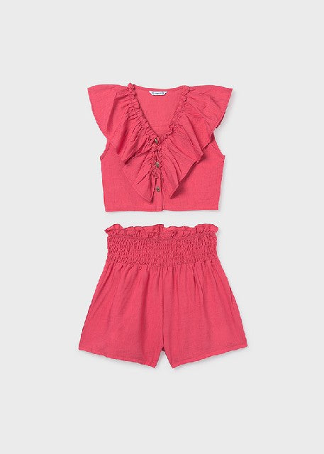 Conj. short volante           Coral