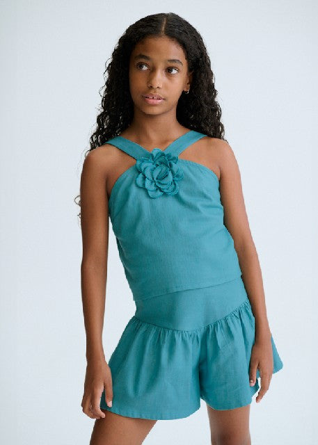 Conj. short flor              Jade
