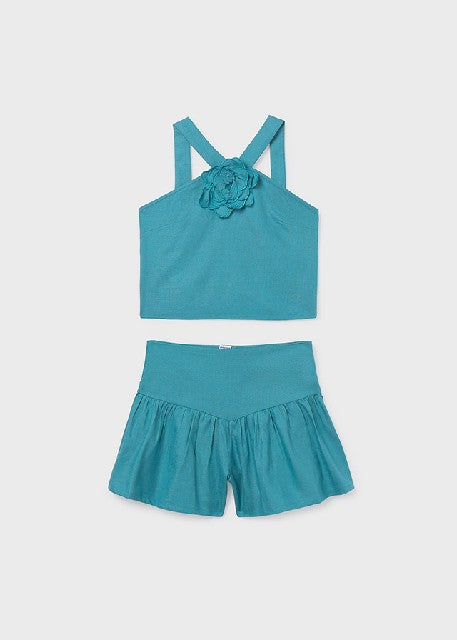 Conj. short flor              Jade