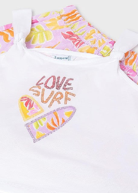 Conj. short estampado         Lilac