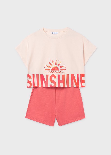 Conj. short grafica           Flamingo