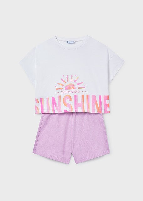 Conj. short grafica           Lilac