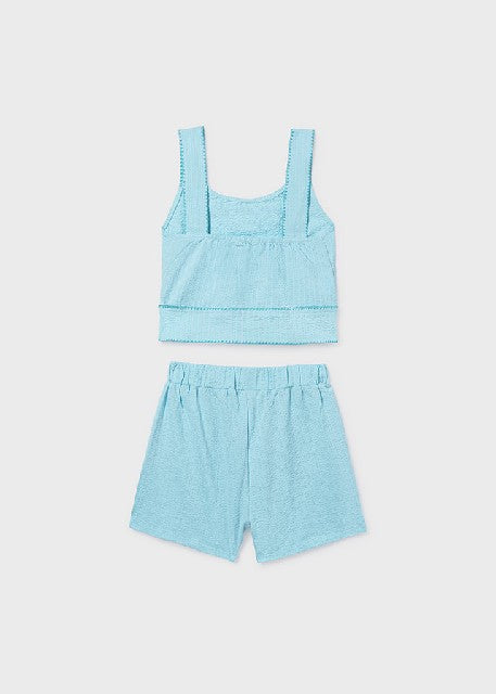 Conj. short puntada concha    Agua