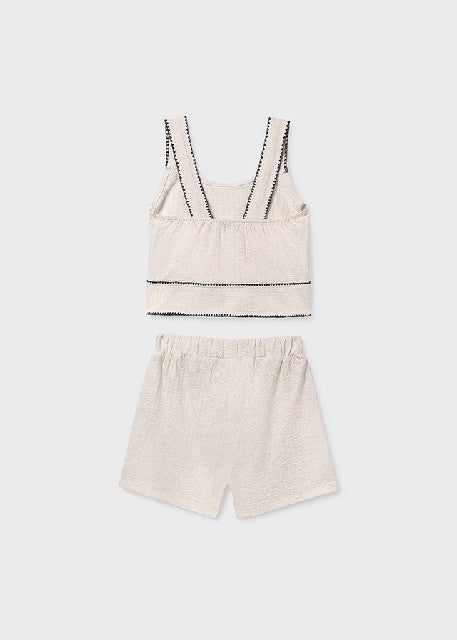 Conj. short puntada concha    Hueso