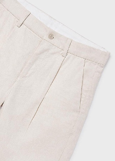 Bermuda lino suiting          Avena