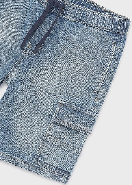 Bermuda denim cargo           Medio
