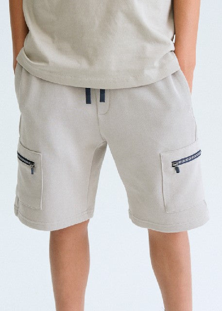 Bermuda interlock cremalleras Shitake