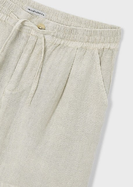 Bermuda lino comfy            Oliva