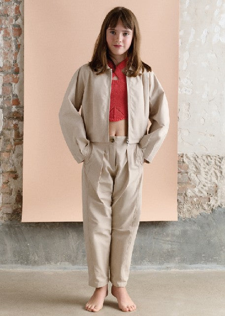 Pantalon largo plana gabardin Arena