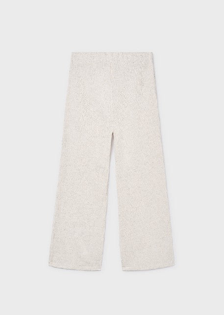 Pantalon largo imitacion lino Lino