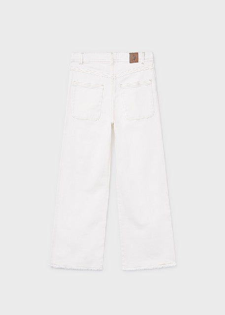 Pantalon largo sarga          Crudo