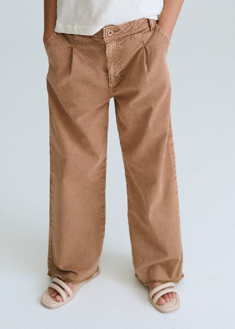 Pantalon largo sarga          Arcilla