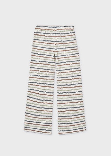 Pantalon largo tipo crochet   Hueso-arci