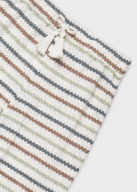 Pantalon largo tipo crochet   Hueso-arci