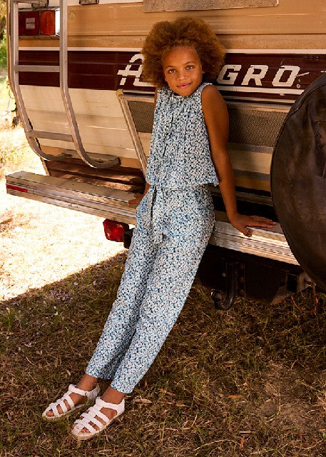 Pantalon largo estampado      Jade