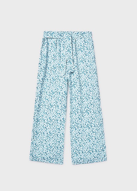 Pantalon largo estampado      Jade