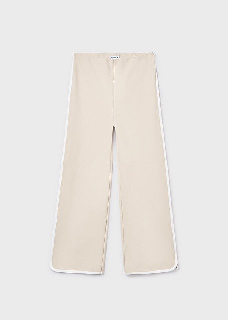 Pantalon largo punto crepe    Arena