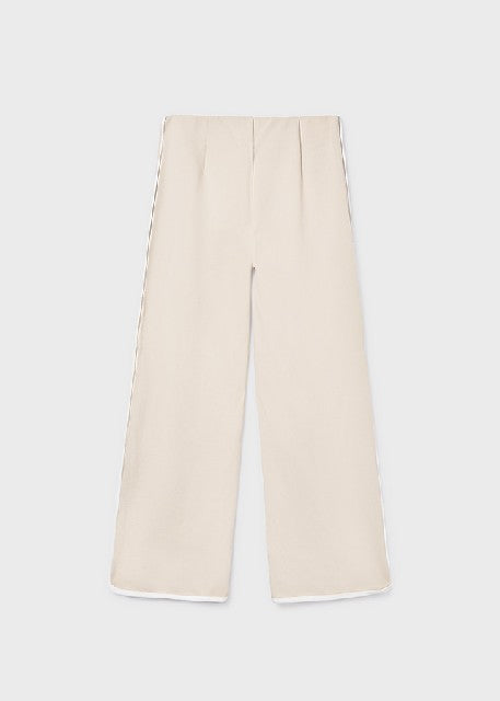 Pantalon largo punto crepe    Arena