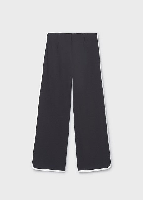 Pantalon largo punto crepe    Antracita