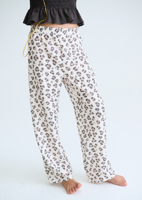 Conj. pantalon largo estampad Antracita