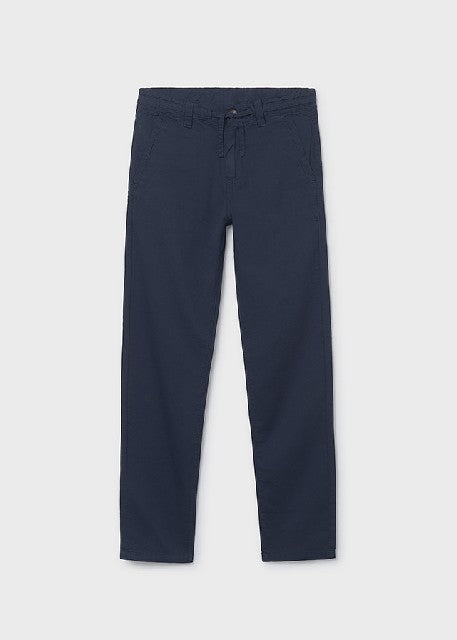 Pantalon chino relaxed        Marino