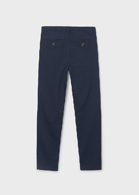 Pantalon chino relaxed        Marino