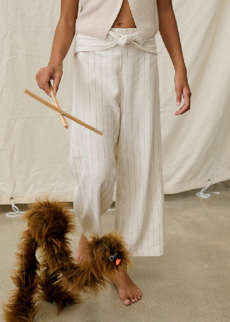 Pantalon culotte              Lino