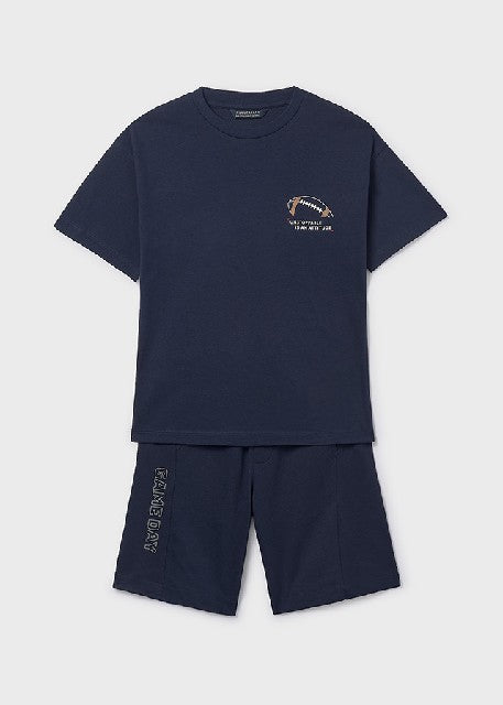 Conj. punto print back        Marino