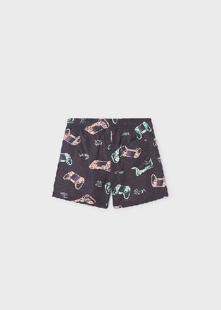 Bañador estampado             Negro
