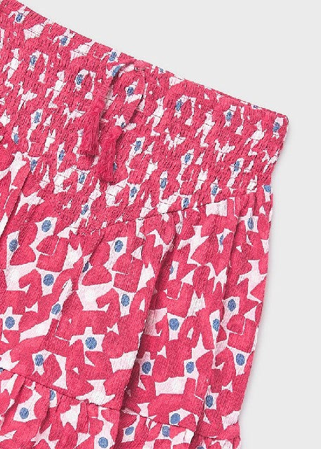 Falda estampada               Cereza