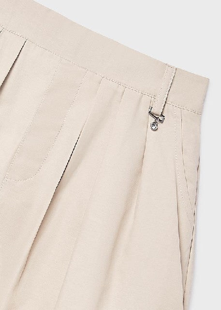 Falda pantalon plana gabardin Arena