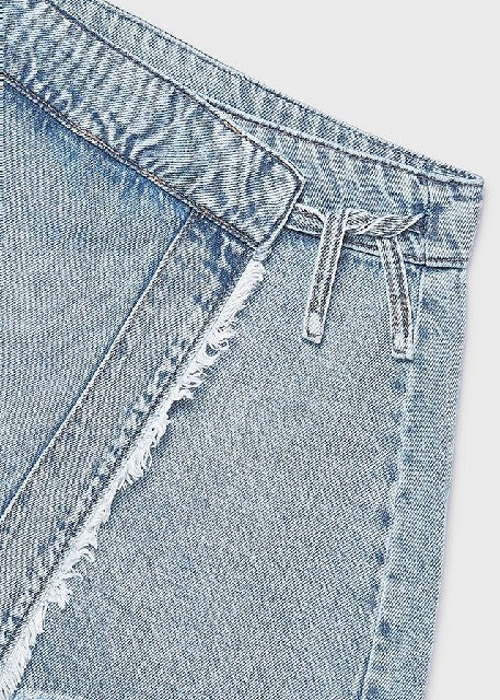 Falda pantalon tejana         Claro