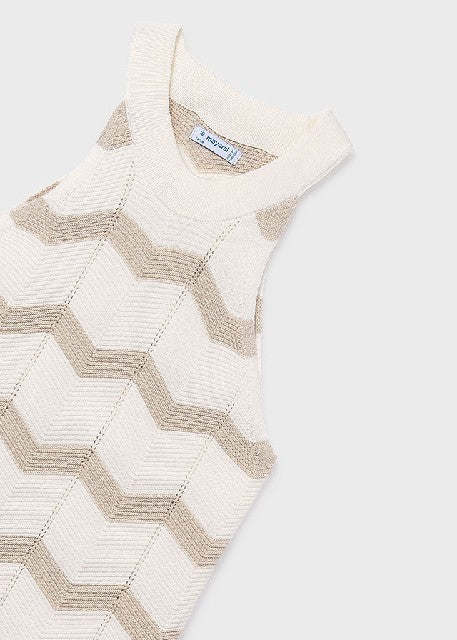 Vestido tricot zig zag        Crd-arena