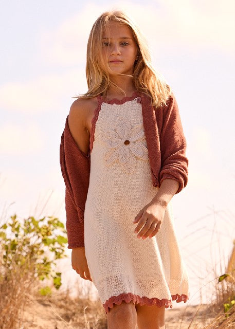 Vestido tricot                Hueso-arci