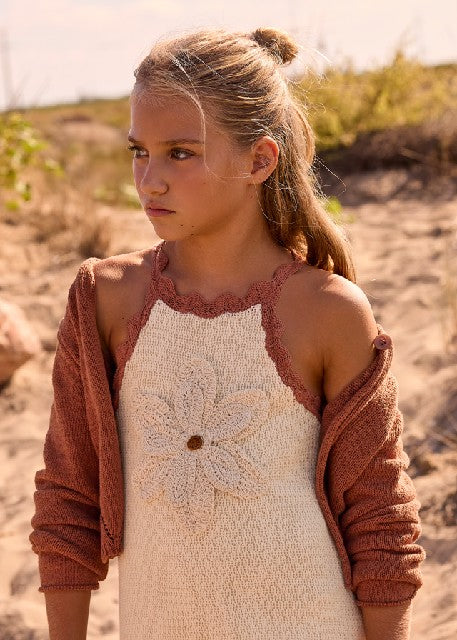 Vestido tricot                Hueso-arci