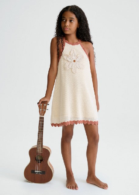 Vestido tricot                Hueso-arci