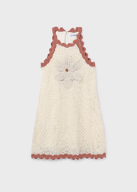 Vestido tricot                Hueso-arci