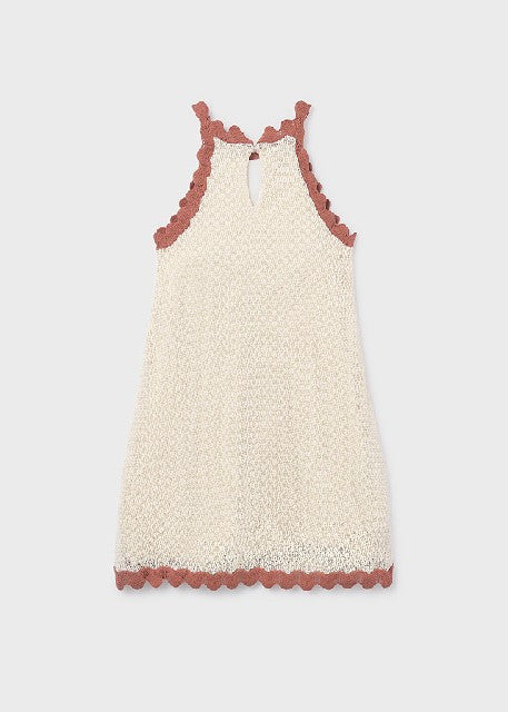 Vestido tricot                Hueso-arci
