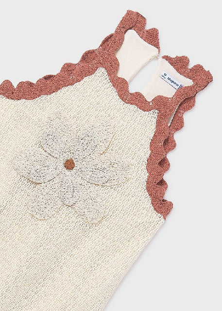 Vestido tricot                Hueso-arci