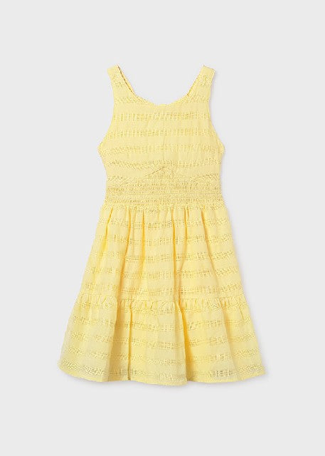 Vestido voile fantasia        Vainilla
