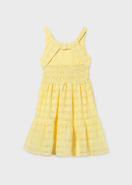 Vestido voile fantasia        Vainilla