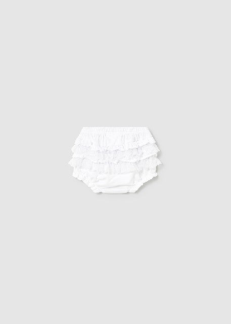 Braguitas punto volantes      Blanco