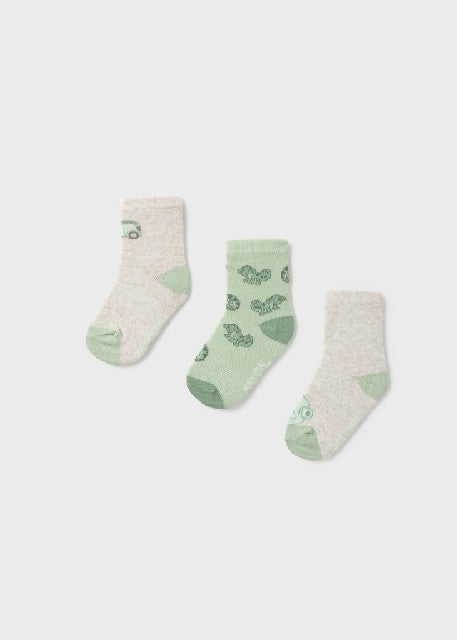 Set 3 calcetines motivos      Matcha