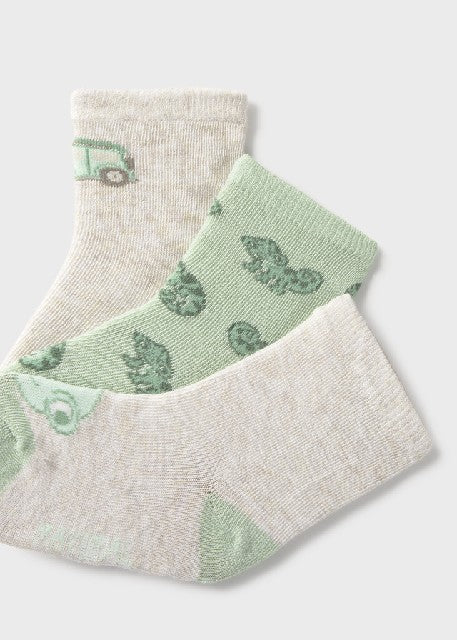 Set 3 calcetines motivos      Matcha